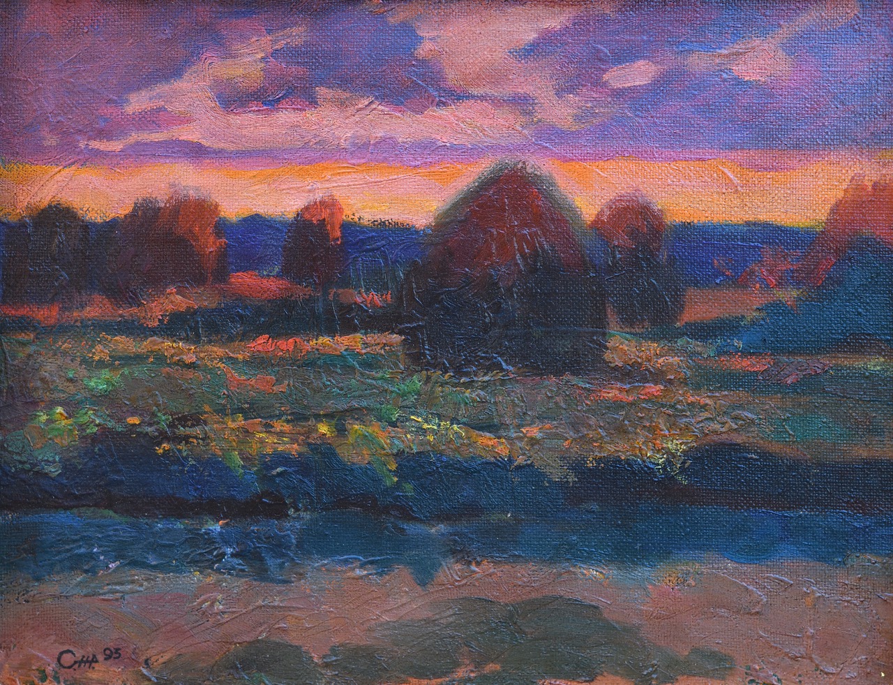 Russian landscape painting thumbnail